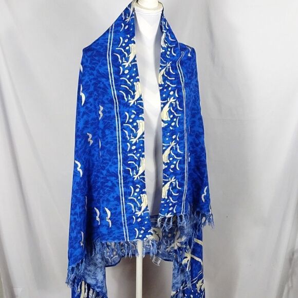 CoCoWalk Blue Dolphin Sarong  - Picture 3 of 6